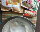 甘納豆の米粉蒸しパン♪作り方1写真