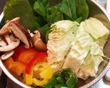 あさりを絡めた和風カレー鍋作り方1写真