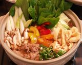あさりを絡めた和風カレー鍋作り方3写真