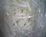 【袋1つで】 梅納豆大根サラダ作り方1写真