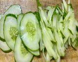 もずくだけでも！夏野菜のもずく酢作り方3写真