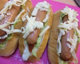 朝食に♡うちの♪♫チーズホットドッグ作り方5写真