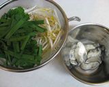 牡蠣と生姜の焼そば作り方1写真