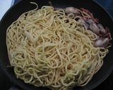 牡蠣と生姜の焼そば作り方2写真