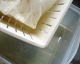 お豆腐の塩漬けで♪　黒豆の白和え作り方1写真