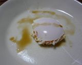お行儀悪いけど、納豆＆目玉焼き作り方2写真
