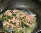 野沢菜とツナのキムチ炒め作り方2写真