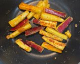 簡単　甘いさつまいものバタースティック作り方4写真