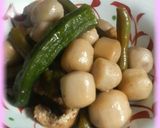 里芋とオクラのうま煮作り方4写真