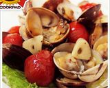 あさり♡ミニトマトのガーリックレモン炒め作り方7写真