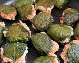 鶏ひき肉の豆腐つくね大葉巻き作り方8写真