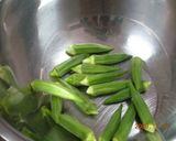 オクラと牛肉の煮込み（バミヤ）作り方1写真
