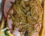 玉ねぎソテーが旨♪焼き卵のトーストサンド作り方5写真
