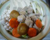 豆乳入りまろやかな水炊き＆しめのにゅう麺作り方3写真