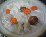 豆乳入りまろやかな水炊き＆しめのにゅう麺作り方6写真