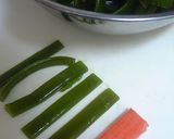 茎わかめ＆カニ風味かまぼこの梅マヨサラダ作り方2写真