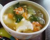 くずし豆腐と青梗菜のふわとろスープ作り方9写真