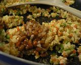 野菜がとれる✿納豆チャーハン✿作り方4写真