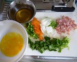 簡単！ふんわり卵のチャーハン作り方1写真