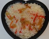 バレンタインに♪ハートの２段ケーキ寿司作り方4写真