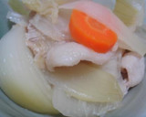 「ゆず胡椒とかんずりで食べる白菜鍋」作り方2写真