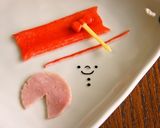 ＊キャラおかず＊　うずらＤＥ赤頭巾ちゃん作り方2写真