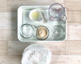 同時に3種ポリCOOK『米粉の蒸しパン』作り方1写真