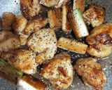 鶏むね肉と長ねぎの旨塩焼き鳥作り方4写真