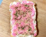 桜でんぶde幸せトースト作り方3写真