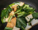 厚揚げと小松菜の玉子炒め作り方5写真