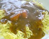 完食!パリパリもちもちなカレー焼きそば 作り方8写真