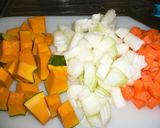 おいしい！元気！豆かぼカレー！！作り方1写真