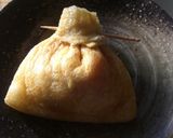 巾着煮の袋の閉じ方作り方1写真