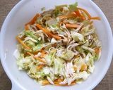 キャベツと鶏胸肉のモリモリおかずサラダ作り方5写真