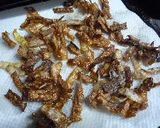 エコレシピ♫♬　大根の皮チップス作り方3写真