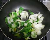 青梗菜とかにのしょうが風味あんかけ丼作り方4写真