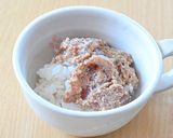 お得なマグロでごま漬け丼からのだし茶漬け作り方4写真