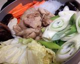 野菜たっぷり　チキン鍋作り方4写真