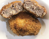 サクサク揚げ焼き、手作りメンチカツ作り方11写真