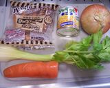 材料２つがポイント☆具沢山なトマトスープ作り方1写真