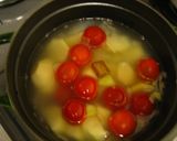 タラとじゃがいもとトマトのスープ作り方4写真