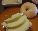 青りんごとチーズのベーグルサンド作り方5写真