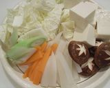 白菜たっぷり★ふわふわ鶏団子鍋~☆作り方4写真