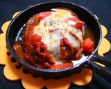 手ごねハンバーグ☆フレッシュトマトソース作り方8写真