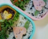 簡単スピードキャラ弁 ♡桃♡作り方4写真