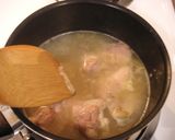 鶏の煮込み にんにく風味♬作り方6写真