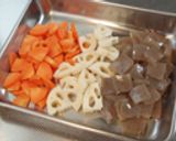 れんこんのきんぴら作り方1写真