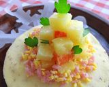 クリスマスツリーのパンケーキサラダ☆作り方10写真