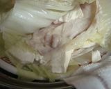 豆腐で満足ヘルシー♪白菜と豚肉重ね蒸し 作り方5写真