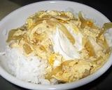 子供の朝ごはんに卵丼作り方4写真